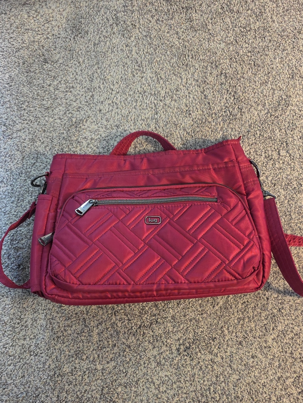 lug Shimmy SE Crossbody Bag - Raspberry Pink